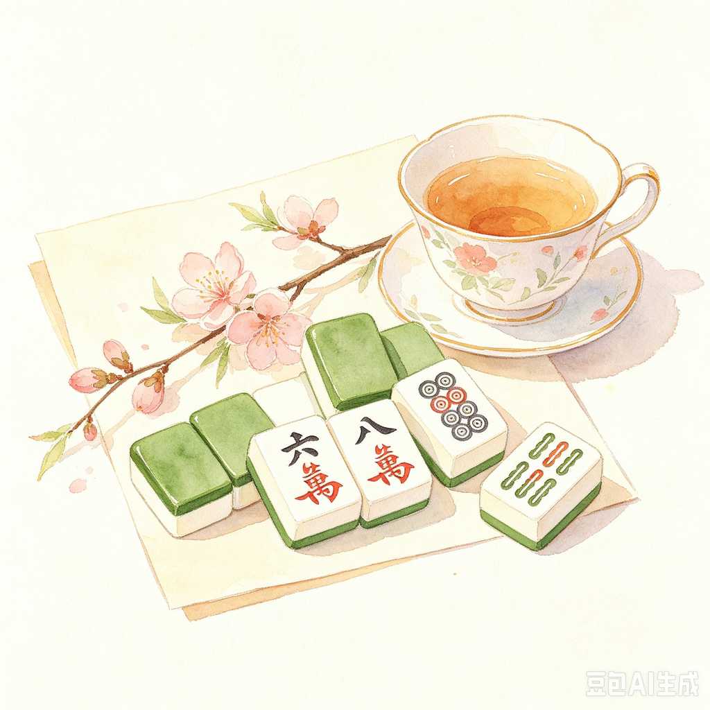elegant mahjong gift set